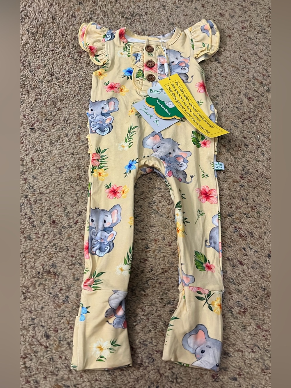 Floral elephant bamboo